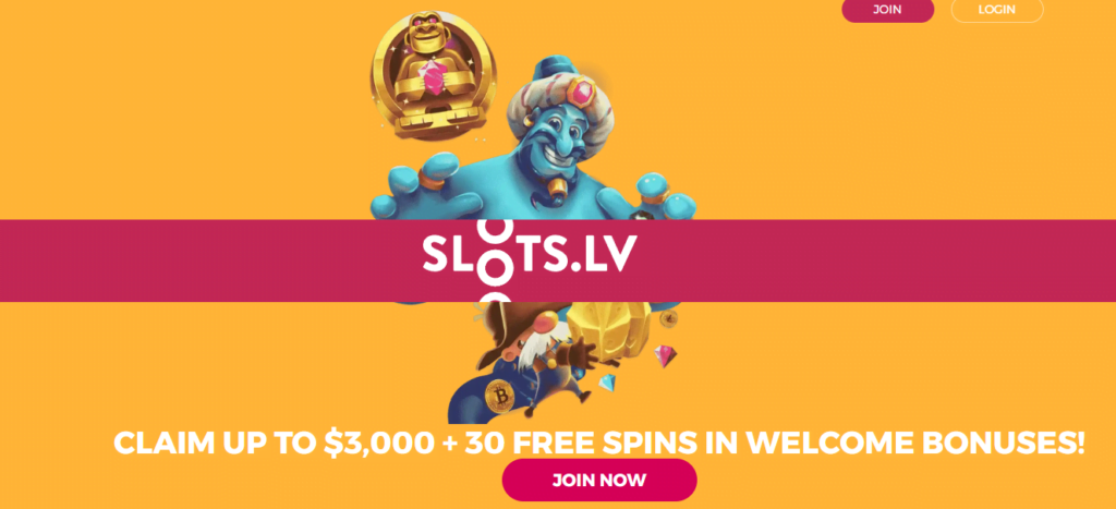 Slots.LV welcome Bonuses