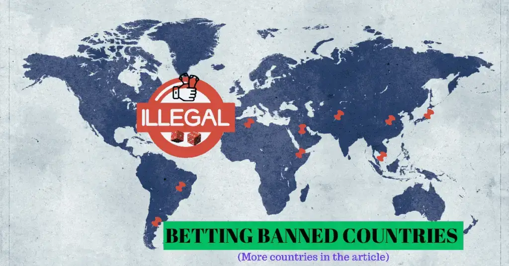 Betting banned countries