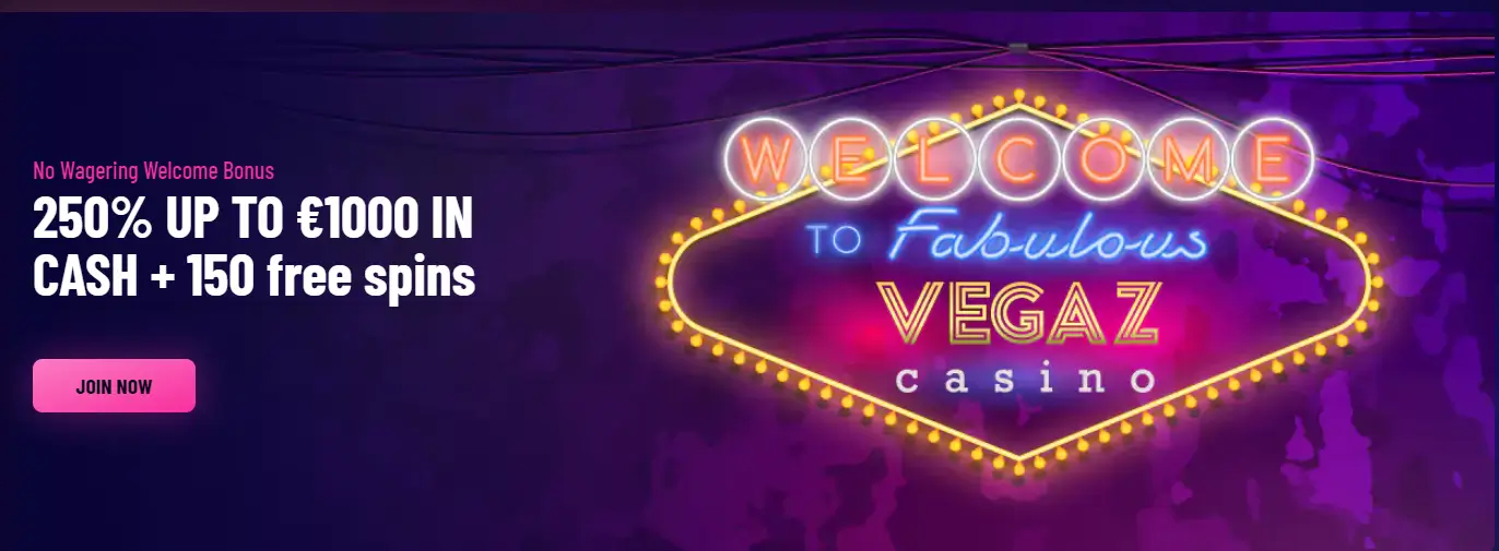 Vegas Casino Welcome bonus